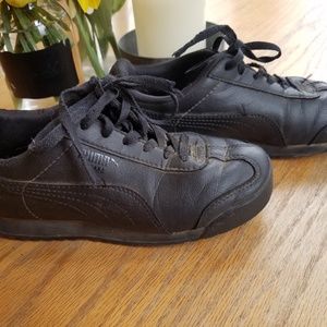 All black puma kids sneakers 13